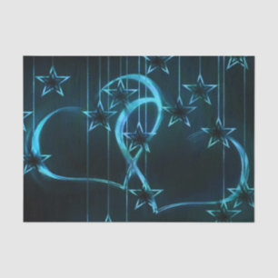 Starry Night Lovers Tissue Paper