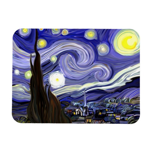 Starry Night Magnet (Horizontal)