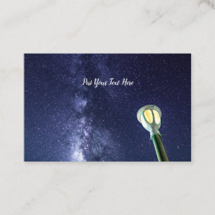 Starry Night Milky Way Galaxy Stars Sky  Business Card