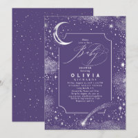 Starry Night Moon Mystical Celestial Baby Shower