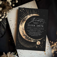 Starry Night Moon Mystical Celestial Bridal Shower
