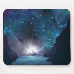Starry night mouse mat