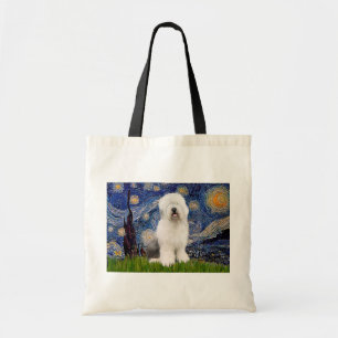 Starry Night - Old English #3 Tote Bag