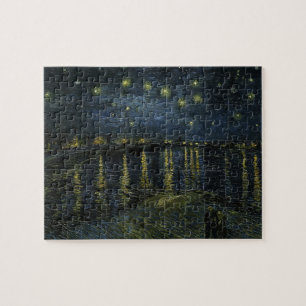 Starry Night on the Rhone by Van Gogh Jigsaw Puzzle