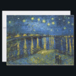 Starry Night on the Rhone by Vincent van Gogh<br><div class="desc">Starry Night Over the Rhône (September 1888) is one of Vincent van Gogh's paintings of Arles at nighttime.</div>