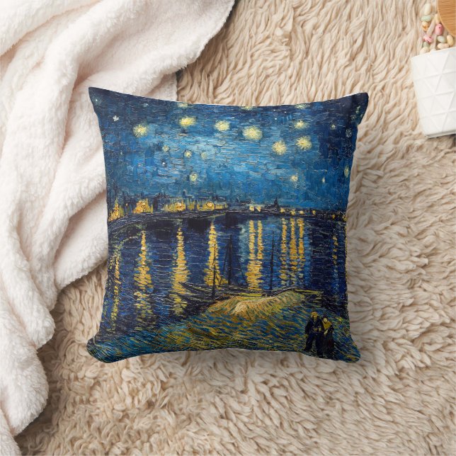 Starry Night on the Rhone | Van Gogh | Cushion (Blanket)