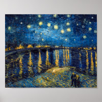 Starry Night on the Rhone | Van Gogh |