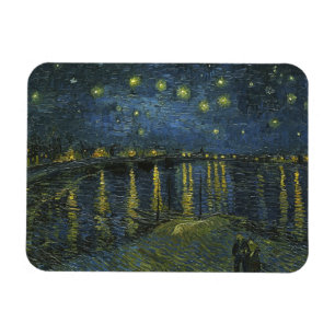 Starry Night on the Rhone, Vincent van Gogh Magnet
