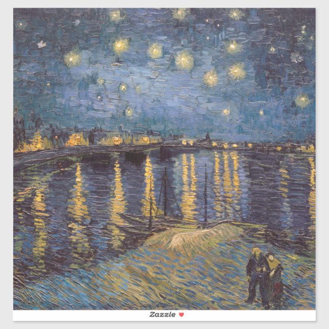Starry Night Over Rhone River by Vincent Van Gogh (Sheet)