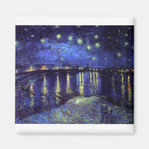 starry night over the rhone 1890 magnet