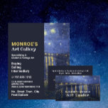 Starry Night Over The Rhone, Art Dealer, Gallery Flyer<br><div class="desc">Starry Night Over The Rhone,  Art Dealer,  Gallery Advertising Flyer by The Business Card Store.</div>