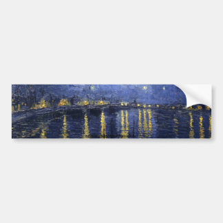 Starry Night Over the Rhone Bumper Sticker