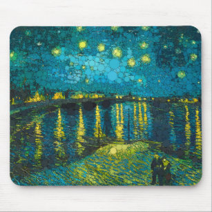 Starry Night Over the Rhone by After Van Gogh Mouse Mat