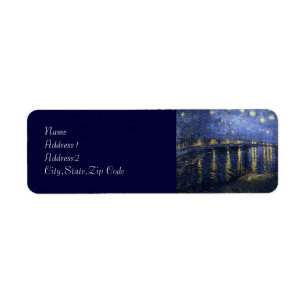 Starry Night Over the Rhone by Van Gogh