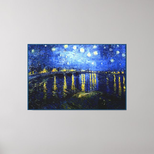 Starry Night over the Rhone by Van Gogh  Canvas Print (Front)