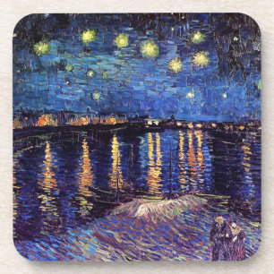 Starry night over the Rhone by Van Gogh Coaster