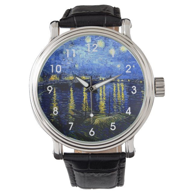 Starry Night over the Rhone by van Gogh Watch (Front)