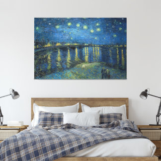 Starry Night Over the Rhone by Vincent van Gogh Canvas Print