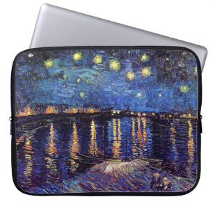 Starry Night over the Rhone, by Vincent van Gogh. Laptop Sleeve