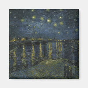 Starry Night Over the Rhone by Vincent Van Gogh Magnet