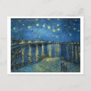 Starry Night Over the Rhone by Vincent Van Gogh Postcard