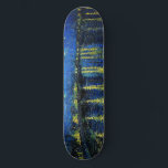 Starry Night Over the Rhone by Vincent Van Gogh Skateboard<br><div class="desc">Starry Night Over the Rhone by Vincent Van Gogh. This is an old masterpiece from the dutch master painter Vincent Van Gogh. This fine painting has beautiful,  vibrant,  saturated colour. Vincent Van Gogh was a dutch post impressionist painter. This painting was painted on the banks of Rhone in France.</div>