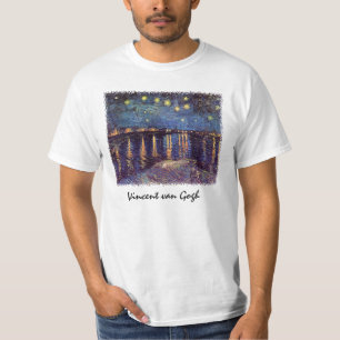Starry Night Over the Rhone by Vincent van Gogh T-Shirt