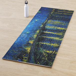 Starry Night Over the Rhone by Vincent Van Gogh Yoga Mat