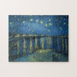 Starry Night Over the Rhône Jigsaw Puzzle