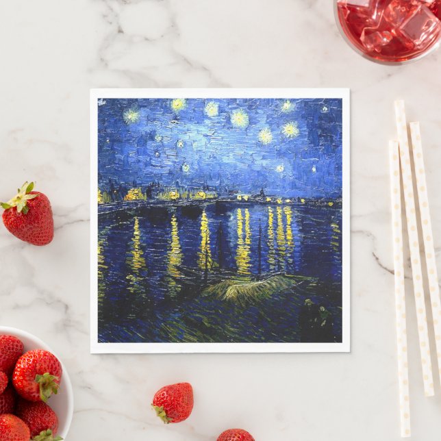 Starry Night over the Rhone Napkin (Insitu)
