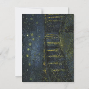 Starry Night Over the Rhône, oil painting Van Gogh Postcard