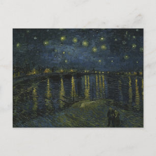Starry Night Over the Rhône, oil painting Van Gogh Postcard