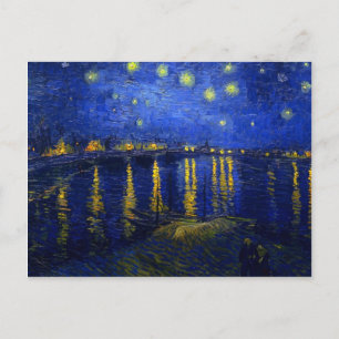 Starry Night Over The Rhone Postcard