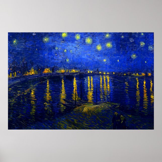 Starry Night Over the Rhone Print (Front)