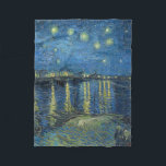 Starry Night Over the Rhone, Van Gogh, 1888 Fleece Blanket<br><div class="desc">Van Gogh - a celebration of the Masters of Art</div>