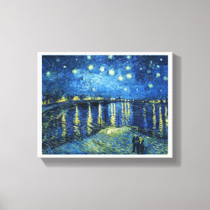 Starry Night over the Rhone Vincent van Gogh Canvas Print
