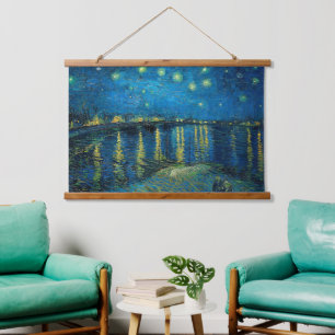 Starry Night Over the Rhône   Vincent van Gogh Hanging Tapestry