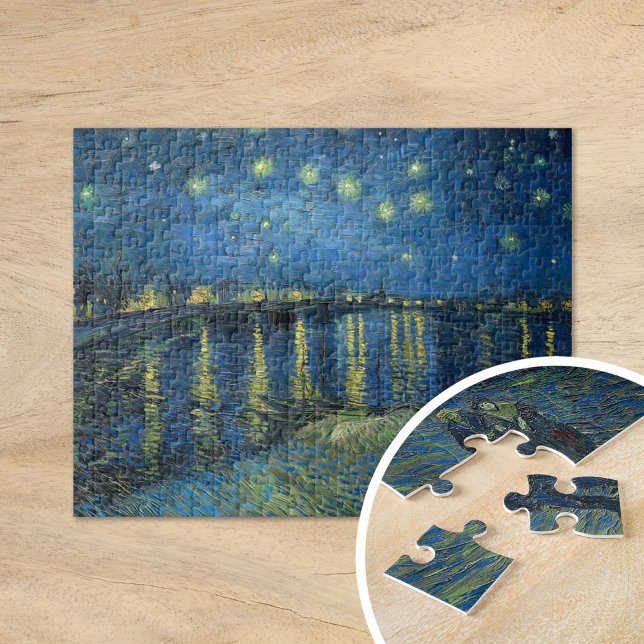 Starry Night Over the Rhône | Vincent van Gogh Jigsaw Puzzle (Creator Uploaded)