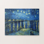 Starry Night over the Rhone Vincent van Gogh Jigsaw Puzzle<br><div class="desc">Starry Night over the Rhone Vincent van Gogh cool,  old,  master,  masterpiece,  fine,  restored,   impressionism,  paint,  painting,  vibrant,  saturated,  colour,   beautiful,  nice,  quality,  high,  resolution,  landscape,  scenery,   post,  decoration,  colours,  paris,  france,  renewed best,  seller,  colourful, cheap</div>