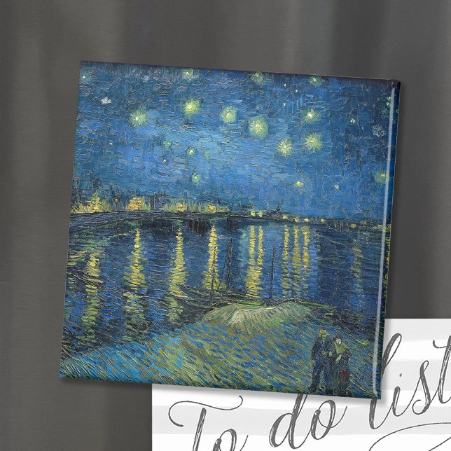 Starry Night Over the Rhône | Vincent Van Gogh Mag Magnet (Creator Uploaded)