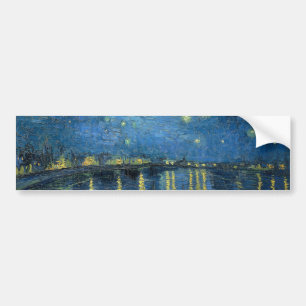 Starry Night Over the River Rhone (by van Gogh) Bumper Sticker