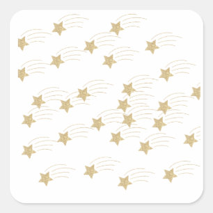 Starry Night Overlays Square Sticker
