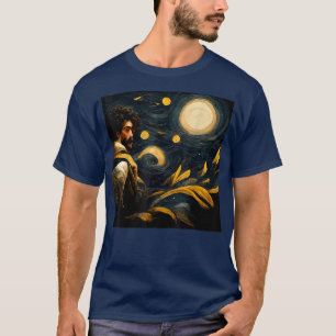 Starry Night Painter Art Moonlight T-Shirt