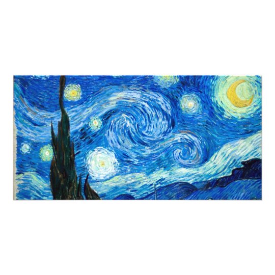 Starry Night Painting By Painter Vincent Van Gogh Card