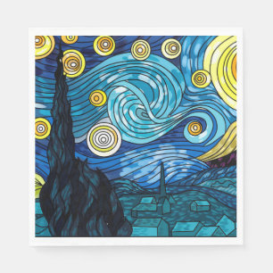 Starry Night  Paper Napkins