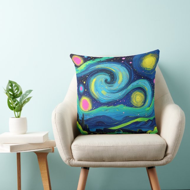 Starry night pillow (Chair)