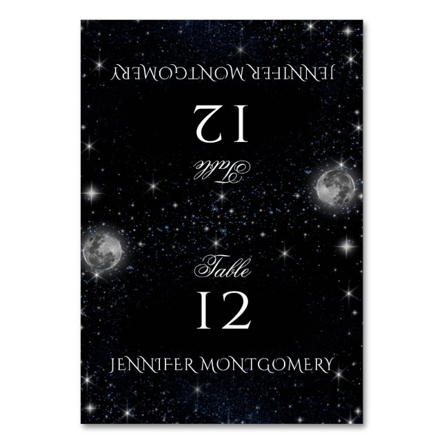 Starry Night Place Card (Front)