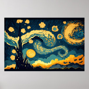 Starry Night Poster