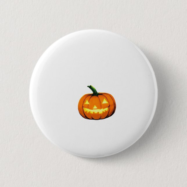 Starry Night Pumpkin Halloween Van Gogh Thanksgivi 6 Cm Round Badge (Front)