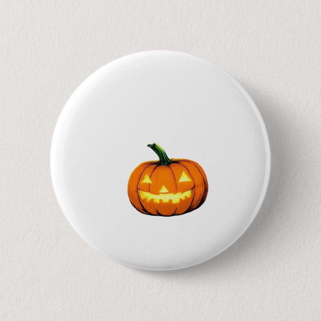 Starry Night Pumpkin Halloween Van Gogh Thanksgivi 6 Cm Round Badge (Front)